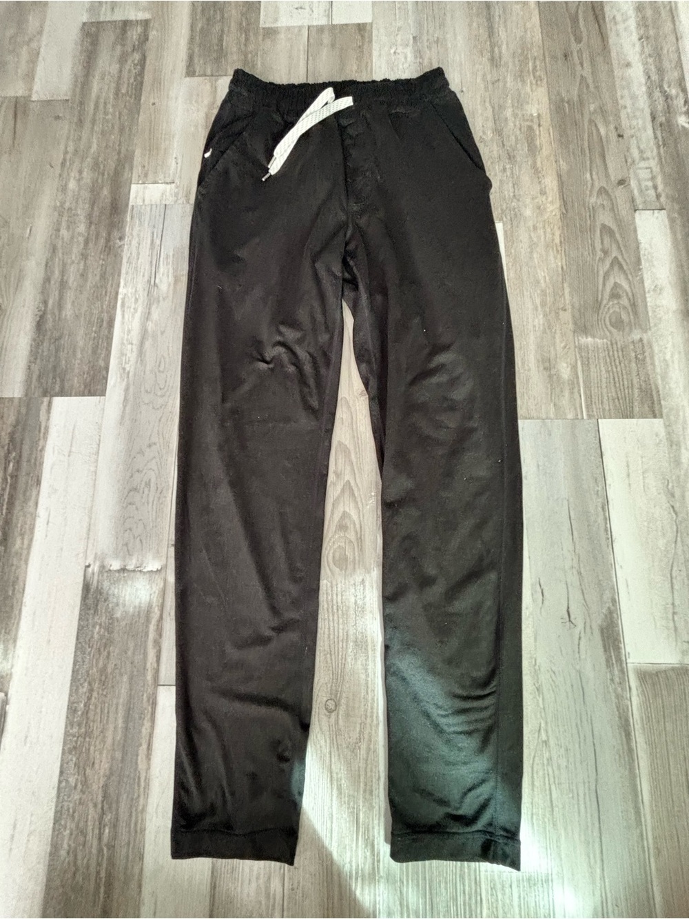 Vuori Black Jogger Pants with White Drawstring